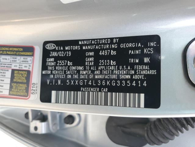 2019 KIA OPTIMA LX 5XXGT4L36KG335414