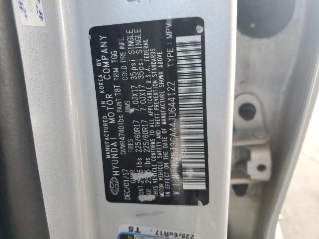 2018 HYUNDAI TUCSON SEL KM8J3CA44JU644122