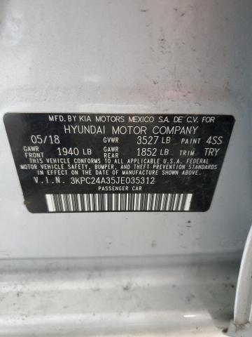 2018 HYUNDAI ACCENT SE 3KPC24A35JE035312