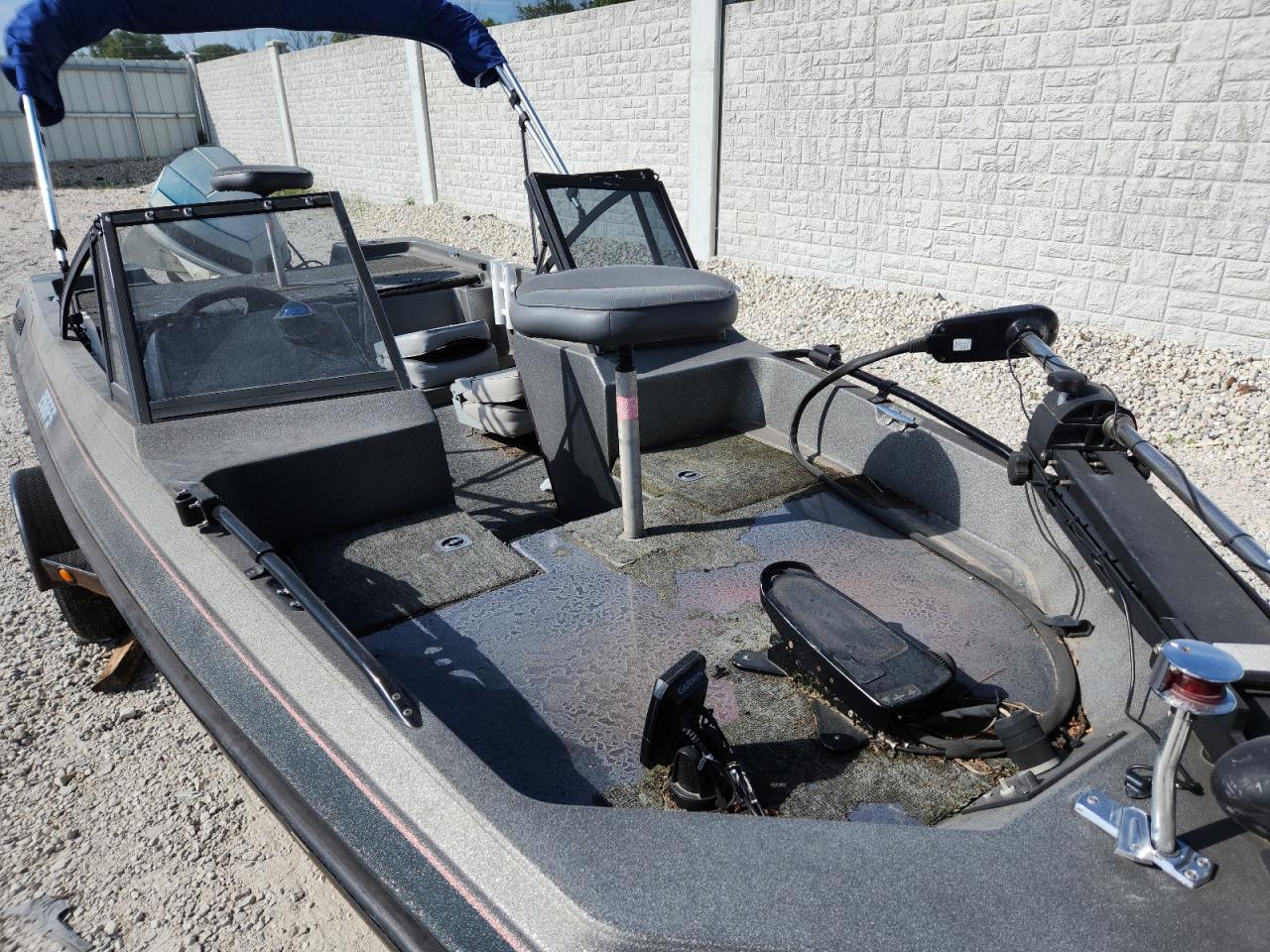 Lot #3279624773 1988 STRATOS BOAT W/TRL