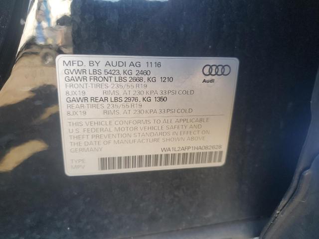 2017 AUDI Q5 PREMIUM WA1L2AFP1HA082628