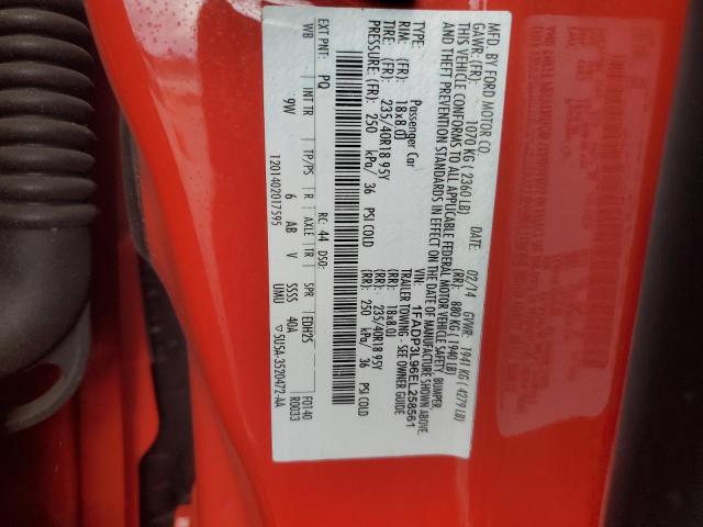 2014 FORD FOCUS ST - 1FADP3L96EL258561