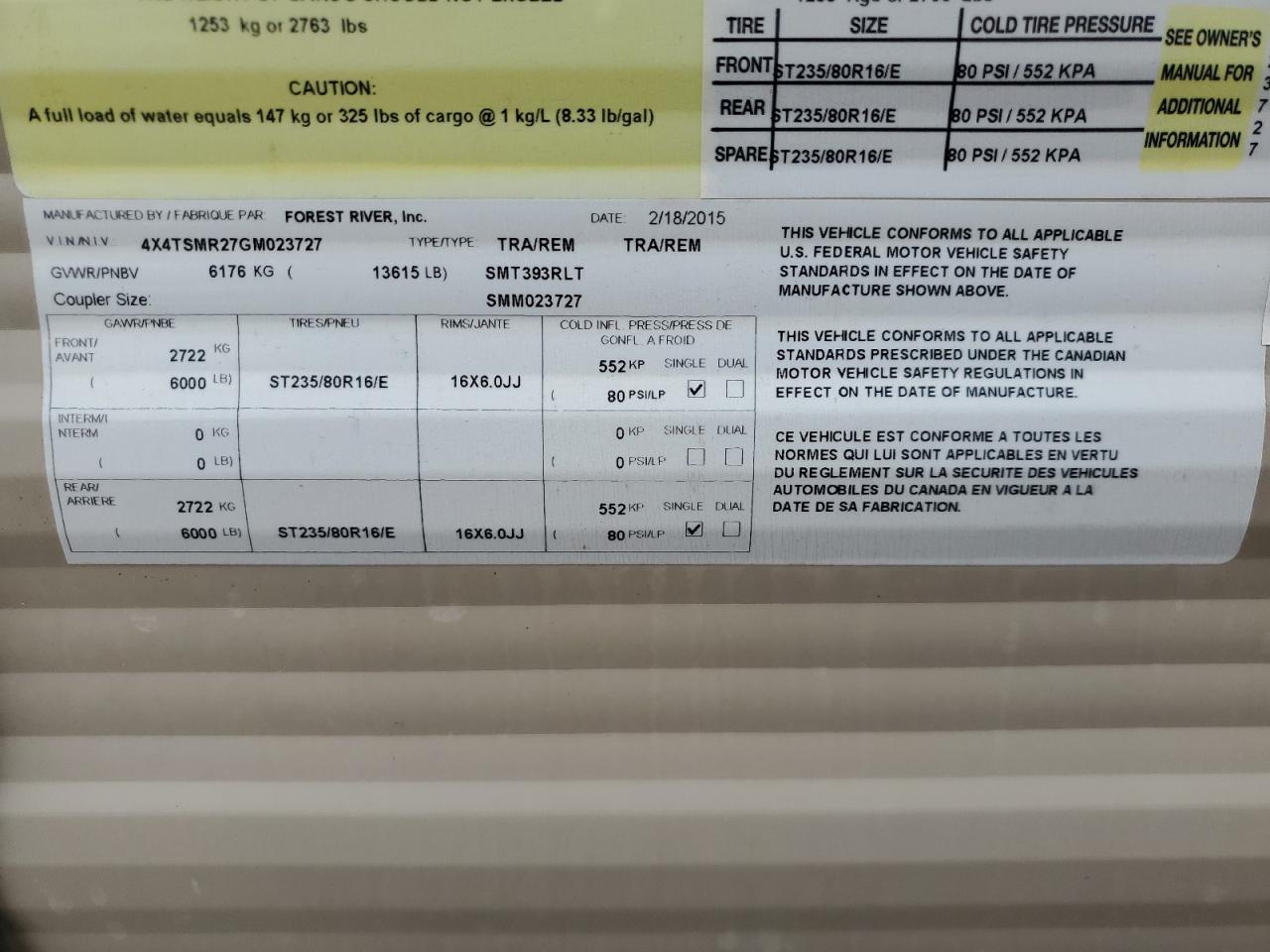 Lot #3229942324 2016 FOREST RIVER SALEM VILLA