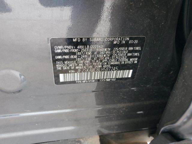 2020 SUBARU FORESTER S - JF2SKAMC8LH587245
