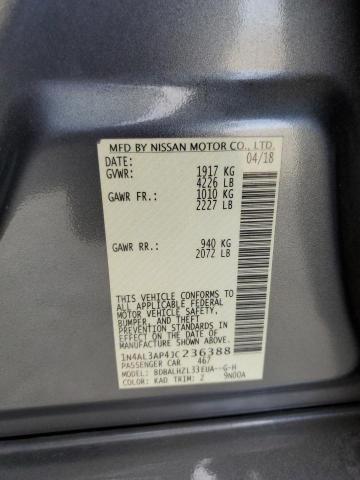 2018 NISSAN ALTIMA 2.5 1N4AL3AP4JC236388