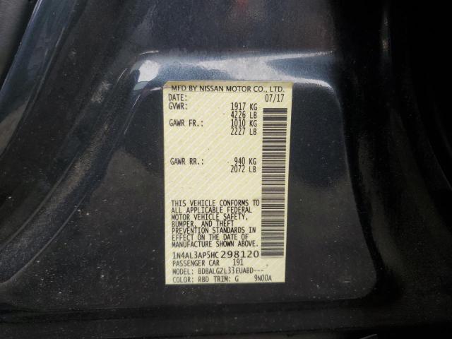 2017 NISSAN ALTIMA 2.5 - 1N4AL3AP5HC298120