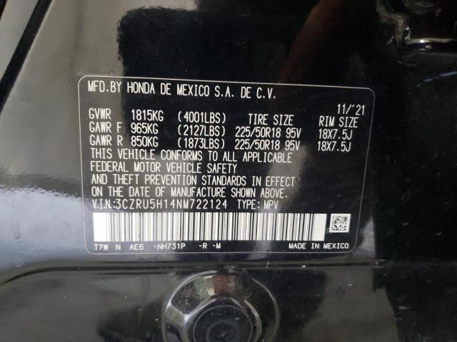 2022 HONDA HR-V SPORT 3CZRU5H14NM722124