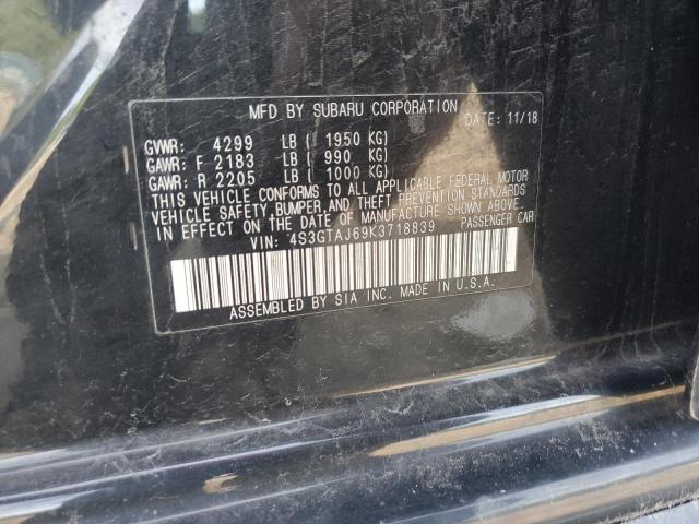 2019 SUBARU IMPREZA SP 4S3GTAJ69K3718839