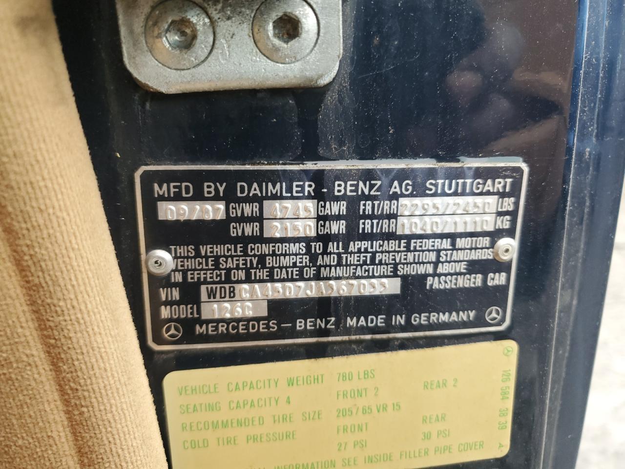 Lot #3280518146 1988 MERCEDES-BENZ 560 SEC