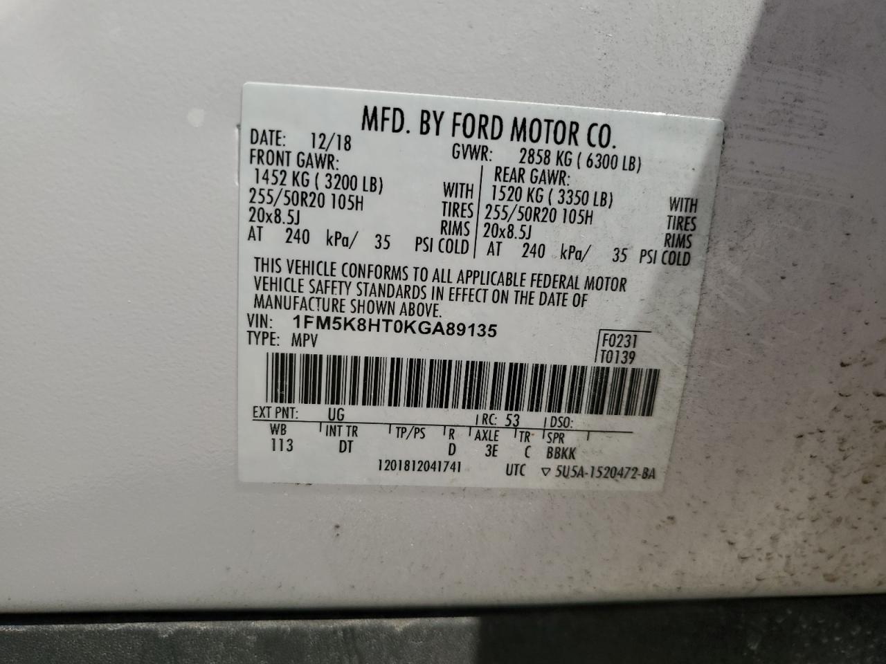 FORD EXPLORER PLATINUM