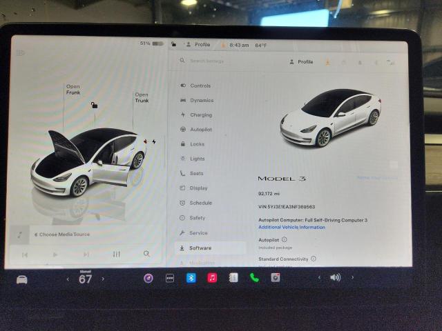 2022 TESLA MODEL 3 - 5YJ3E1EA3NF369563