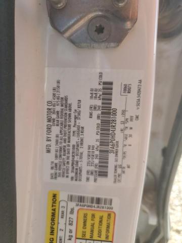 2018 FORD FUSION SE - 3FA6P0HD4JR281000