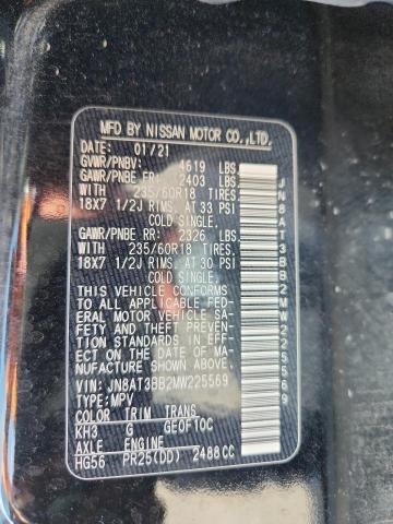 2021 NISSAN ROGUE SV - JN8AT3BB2MW225569