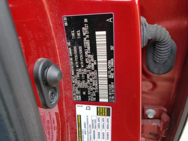 2020 LEXUS RX 350 2T2HZMDAXLC255831