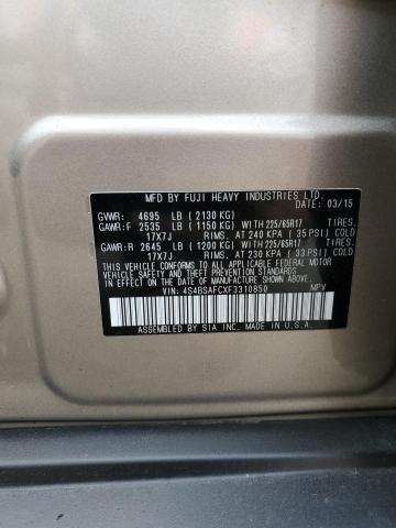 2015 SUBARU OUTBACK 2. 4S4BSAFCXF3310850