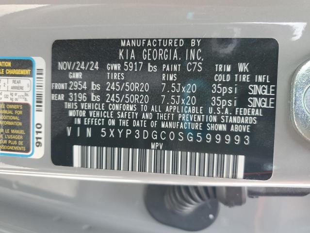 2025 KIA TELLURIDE 5XYP3DGC0SG599993