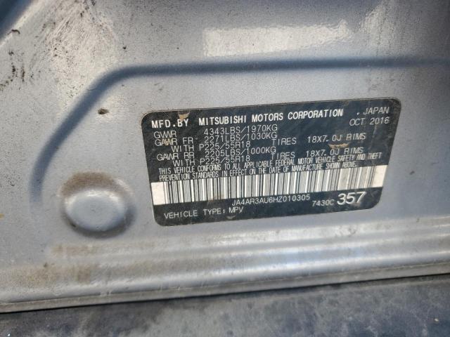 2017 MITSUBISHI OUTLANDER SPORT ES JA4AR3AU6HZ010305