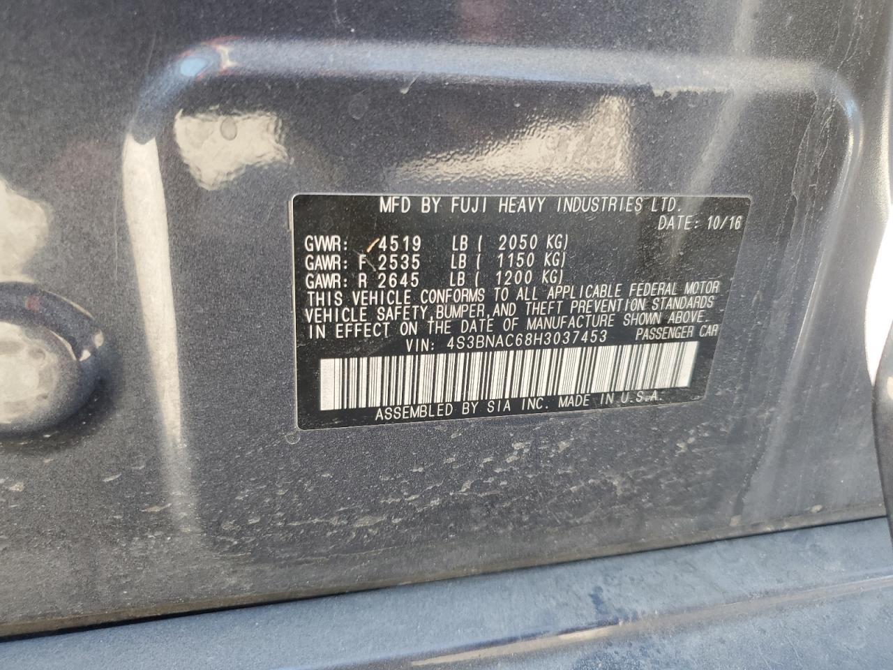 SUBARU LEGACY 2.5I PREMIUM