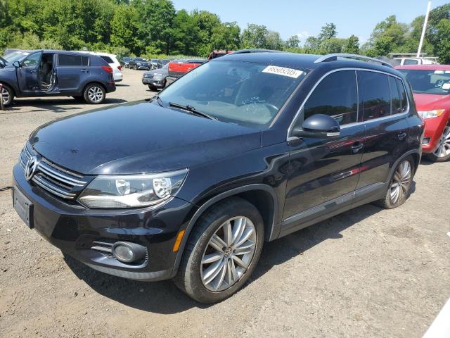 VOLKSWAGEN TIGUAN S 2014 black 4dr spor gas WVGBV3AX8EW532247 photo #1
