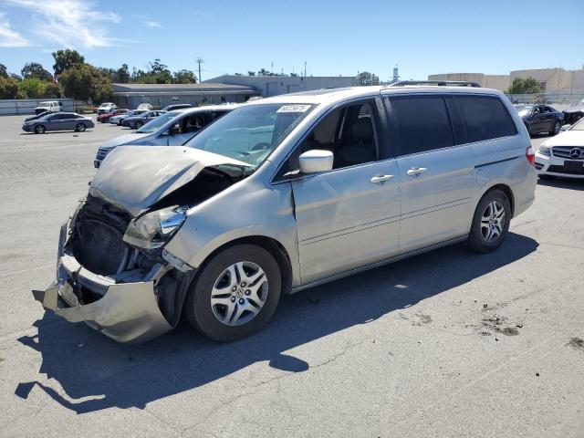 HONDA ODYSSEY EX 2007 silver  gas 5FNRL38717B413896 photo #1