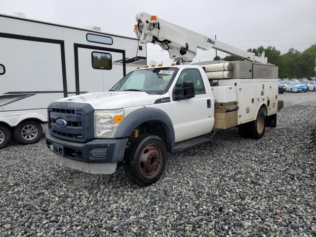 FORD F450 SUPER 2013 white  gas 1FDUF4GY9DEB01061 photo #1