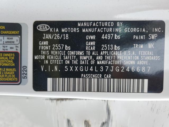 2018 KIA OPTIMA EX - 5XXGU4L37JG246687