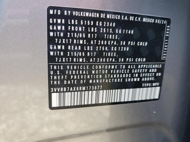 2024 VOLKSWAGEN TIGUAN S 3VVRB7AX6RM173877