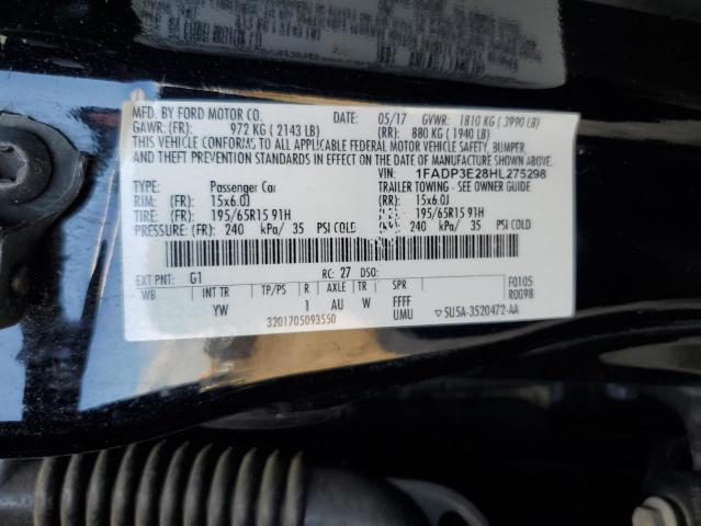 2017 FORD FOCUS S - 1FADP3E28HL275298