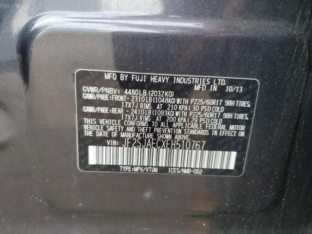 2014 SUBARU FORESTER 2.5I PREMIUM - JF2SJAECXEH510767