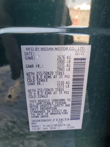 2023 NISSAN PATHFINDER 5N1DR3DH1PC233639