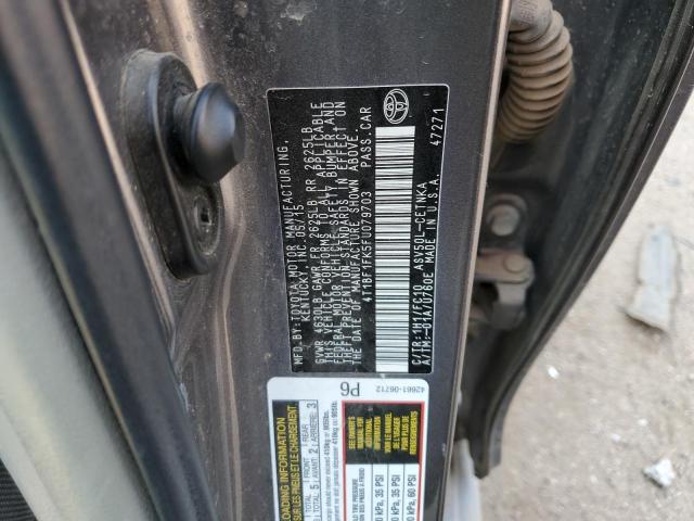 2015 TOYOTA CAMRY LE 4T1BF1FK5FU079703