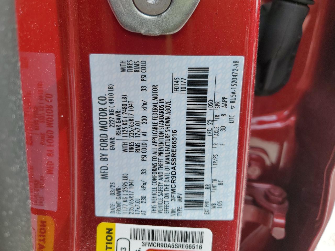 FORD BRONCO SPORT BADLANDS