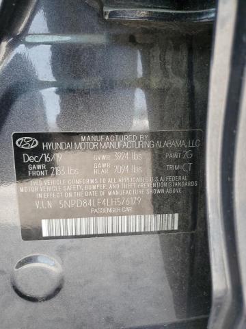 2020 HYUNDAI ELANTRA SEL 5NPD84LF4LH576179