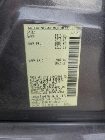 2015 NISSAN ALTIMA 1N4AL3AP8FN364533