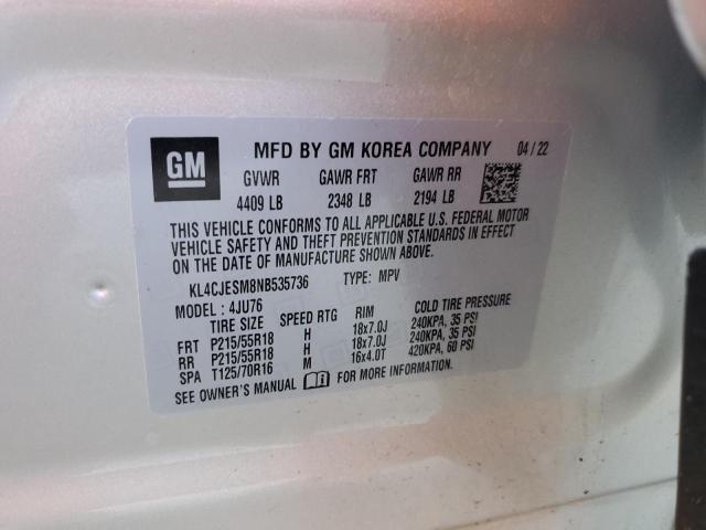 2022 BUICK ENCORE PREFERRED KL4CJESM8NB535736