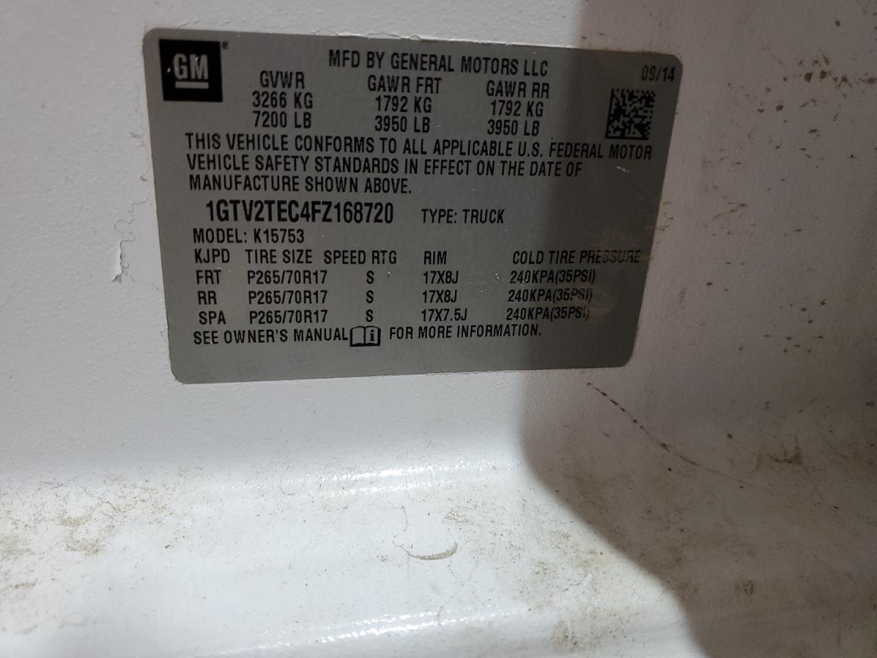 GMC SIERRA 1500 K1500