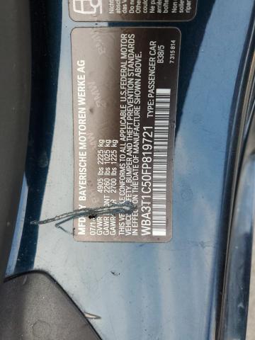 2015 BMW 428 XI SUL WBA3T1C50FP819721