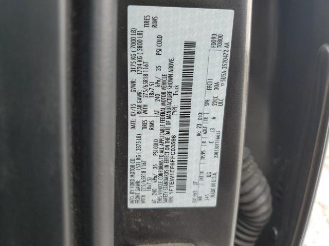 2015 FORD F150 SUPER 1FTEW1EF6FFC03598