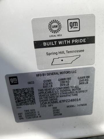 2023 GMC ACADIA SLT - 1GKKNML47PZ248014