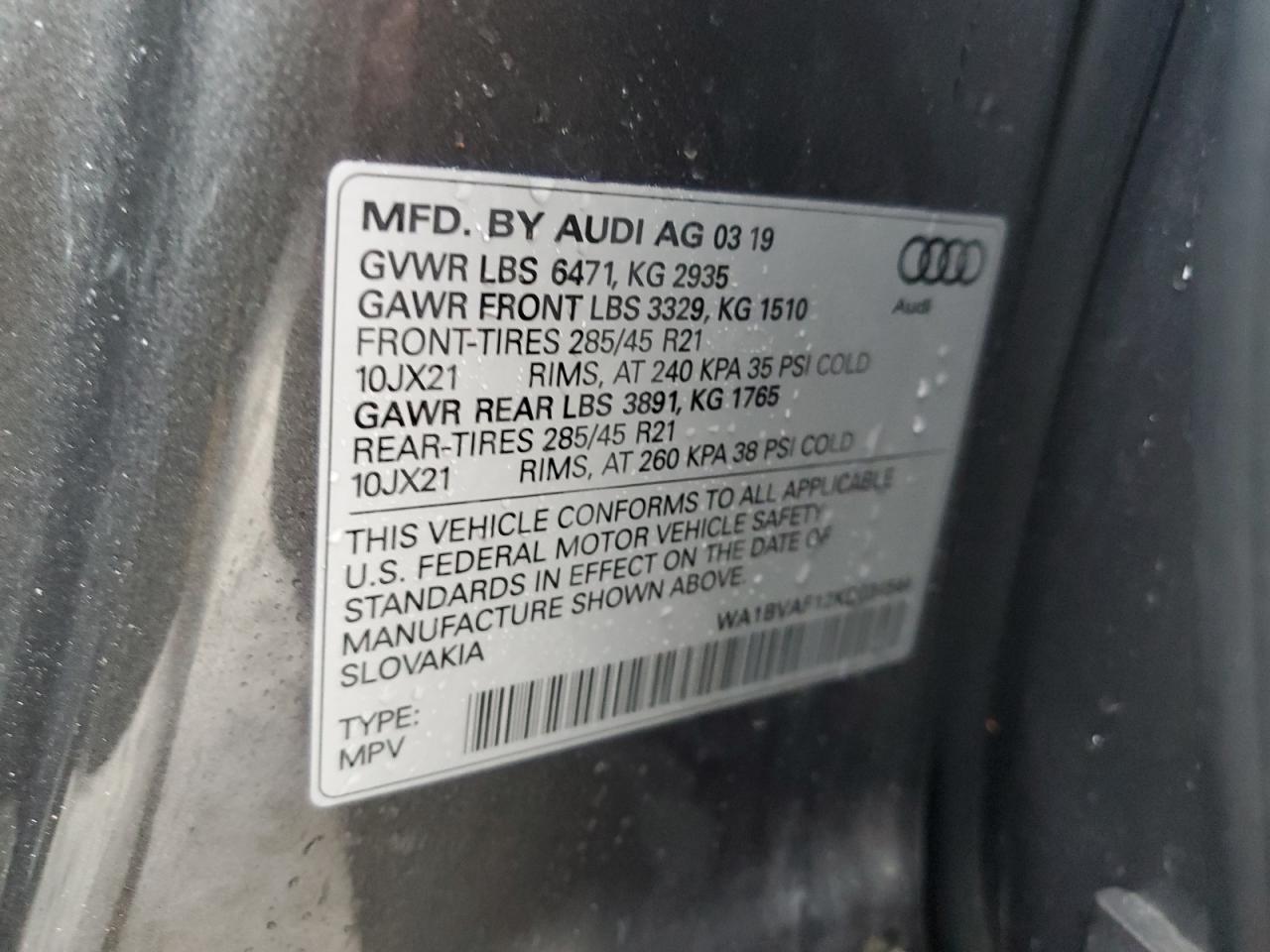 AUDI Q8 PREMIUM PLUS