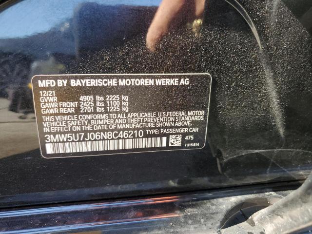 2022 BMW M340I 3MW5U7J06N8C46210