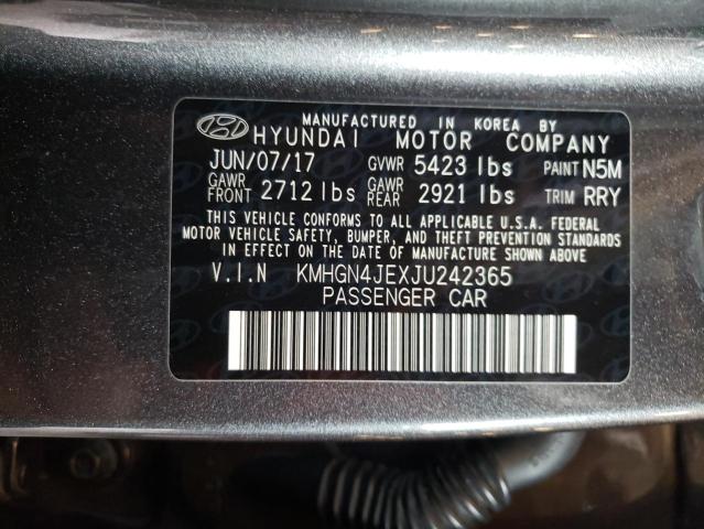 2018 GENESIS G80 BASE KMHGN4JEXJU242365