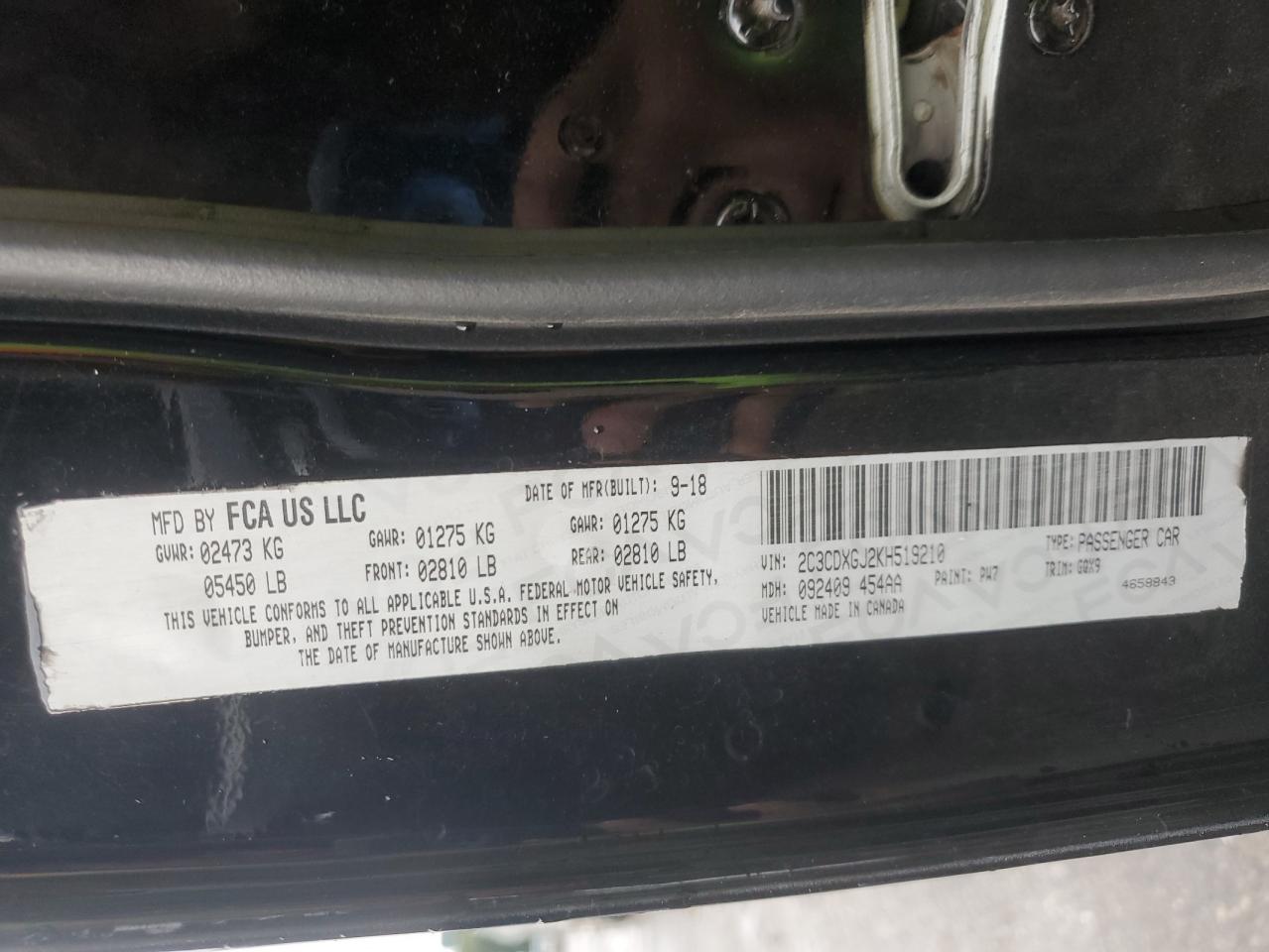 DODGE CHARGER SCAT PACK