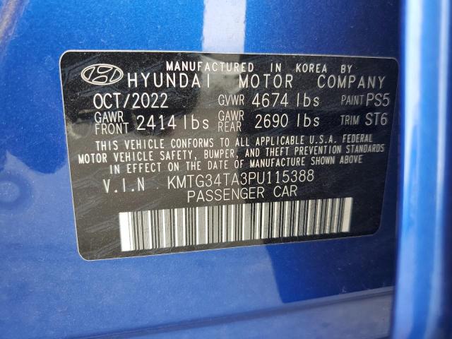2023 GENESIS G70 BASE KMTG34TA3PU115388