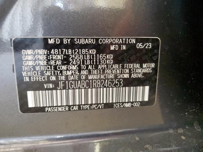 2024 SUBARU IMPREZA JF1GUABC1R8246253