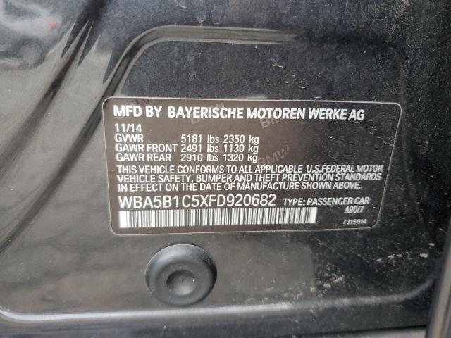 2015 BMW 535 I WBA5B1C5XFD920682