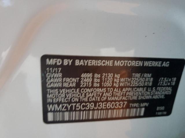 2018 MINI COOPER S COUNTRYMAN ALL4 WMZYT5C39J3E60337