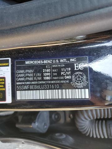 2020 MERCEDES-BENZ C 300 4MAT 55SWF8EB6LU331610