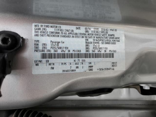 2016 FORD C-MAX PREM 1FADP5CU5GL106144