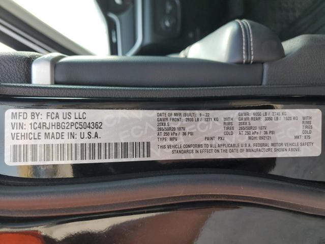 2023 JEEP GRAND CHER 1C4RJHBG2PC504362